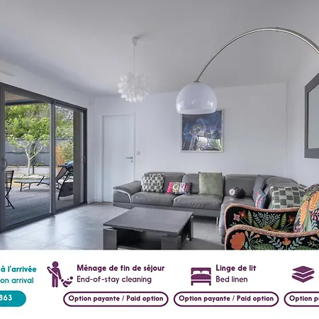 Dom wakacyjny Maison 3 Avec Beau Jardin A Guérande